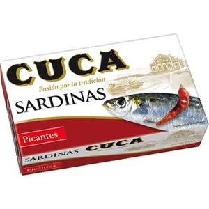 Sardinas Picantes en Aceite Cuca