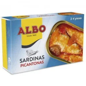 Albo Sardinas Picantonas Lata de 85 G.