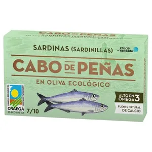 Cabo de Peñas Sardinilla en Aceite de Oliva Ecológico 60 G.