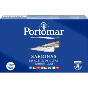 Sardinillas de las Rías Gallegas en Aceite de Oliva 16-22 Piezas Portomar