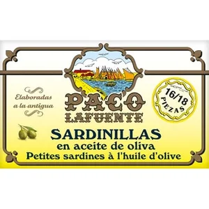 Sardinillas en Aceite de Oliva 16-18 Piezas Paco Lafuente