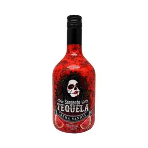 Sargento Tequela Crema de Licor de Sandía con Tequila y Agave Botella 70 Cl. 700 ML