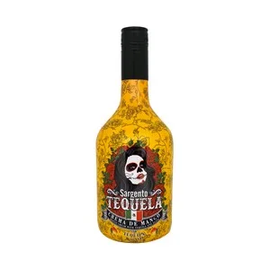 Sargento Tequela Crema de Mango con Tequila y Agave Botella 70 Cl. 700 ML