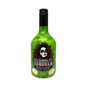 Sargento Tequela Licor de Crema de Melón con Tequila y Agave Botella 70 Cl. 700 ML