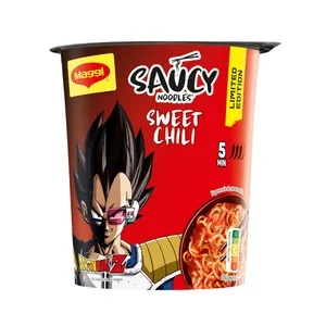 Maggi Saucy Noodles Fideos Instantáneos Sabor a Salsa de Chili Dulce 75 G