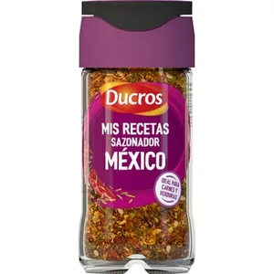 Sazonador México a Base de Pimentón y Comino Ideal para Carnes y Verduras  Ducros MIS Recetas 40 G