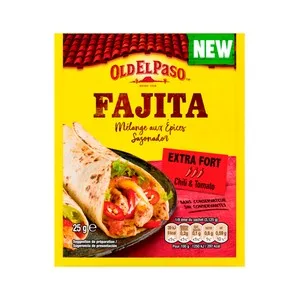 OLD el Paso Sazonador para Fajitas Picante 25g 25 G