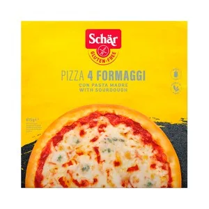 Schär Pizza Congelada a los 4 Quesos Elaborada sin Gluten 415 G.