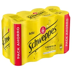 Schweppes Tonica Original 8 Uds. X 33 Cl. 2640 ML