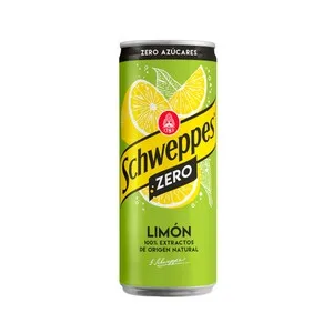 Schweppes Zero  Refresco de Limón Lata de 33 Cl. 330 ML