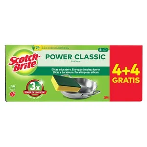 Scotch Brite Estropajo Laminado Clásico 4+4 4 UD