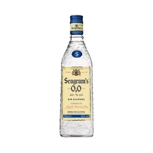 Seagram´s 0,0 Bebida sin Alcohol, Tipo Dry Gin Botella 70 Cl. 700 ML