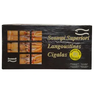Seawell Cigalas Grandes 8/12 Crudas y Ultracongeladas Seawell 800 G