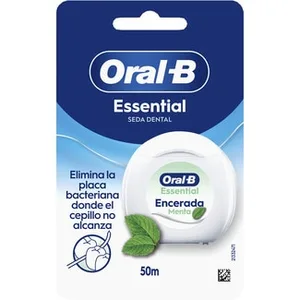 Seda Dental Encerada Essential con Sabor Menta Oral B