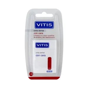 Vitis Seda Dental para una Mayor Limpieza con Mayor Superficie de Arrastre con Cera Vitis 50 Metros 5000 UD