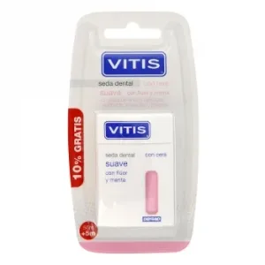 Seda Dental Suave con Flúor y Menta Vitis 50 Metros