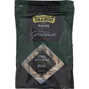 Selección Gourmet Picos 100% Integrales y Ecológicos con Aceite de Oliva Virgen Extra  Obando 140 G