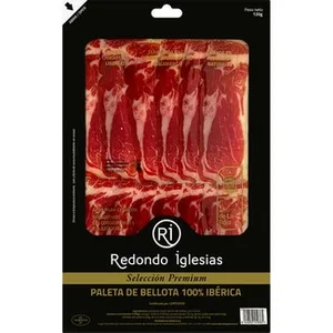 Selección Premium Paleta de Bellota 100% Ibérica en Lonchas sin Gluten sin Lactosa Redondo Iglesias