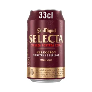 SAN Miguel Selecta Cerveza Tostada 33 Cl. 330 ML