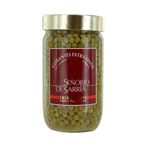 Señorío de Sarriá Guisantes al Natural Extra Finos Frasco de 445 G.