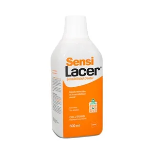 Lacer Sensi Enjuague Bucal de Uso Diario, que Ayuda a Reducir la Sensibilidad Dental 500 Ml.