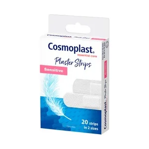 Cosmoplast Sensitive Apositos de 2 Tamaños Diferentes y con Fácil Sistema de Apertura 20 Uds.