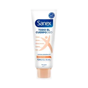 Sanex Sensitive Desodorante en Crema Unisex para Todo el Cuerpo (manos, Axilas, Zonas Íntimas ...) 75 Ml.