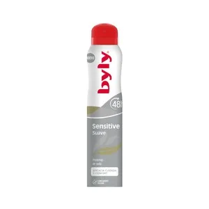 Byly Sensitive Desodorante en Spray para Mujer con Eficacia Antitranspirante hasta 48 Horas 200 Ml.
