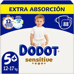 Sensitive Pañales Extra Absorción de 12 a 17 Kg  Dodot 88 Unidades
