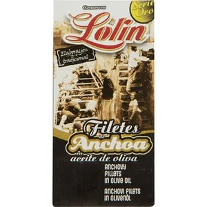 Serie Oro Filetes de Anchoa en Aceite de Oliva Lolin