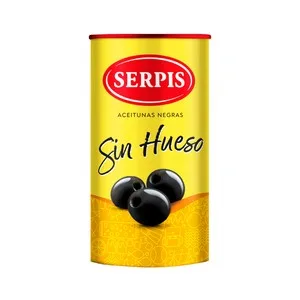 Serpis Aceitunas Negras sin Hueso Lata 150 G.