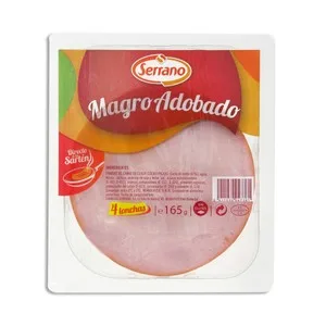 Serrano Magro Adobado Cortado en Lonchas 165 G. 140 G