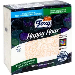 Servilleta 2 Capas Happy Hour 50 u