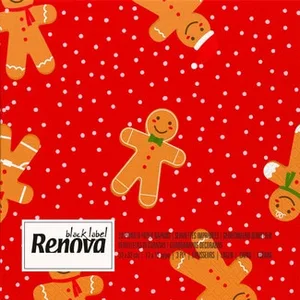 Servilleta Decorativa Galleta Navidad 3 Capas Renova