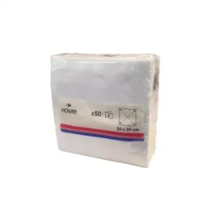 Servilletas de 2 Capas Desechables de Papel 50 Uds 39x39 Cm Carrefour Home