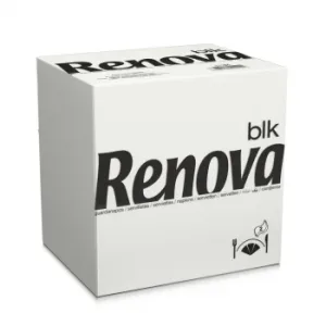 Servilletas de Papel 2 Capas 39x39 Cm Renova 75 Unid. - Blancas