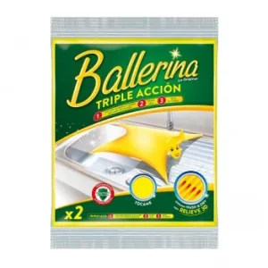 Set 2 Bayetas Sintéticas Ballerina Triple Acción