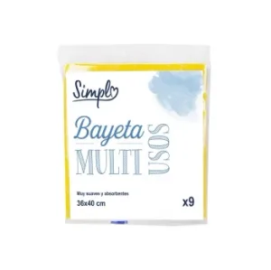 Set 9 Bayetas Multiusos Simpl