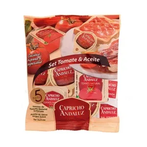 Capricho Andaluz Set Aderezo Platos Monodosis 15 Ud.