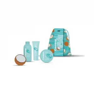 Set Cuidado Corporal Sence Coco The Good Recipe: Gel de Ducha 200 Ml, Exfoliante 100 G, Loción 100 Ml y Esponja.