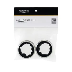 Set de 2 Anillos Antigoteo para Botellas de Vino, Qpractiko.