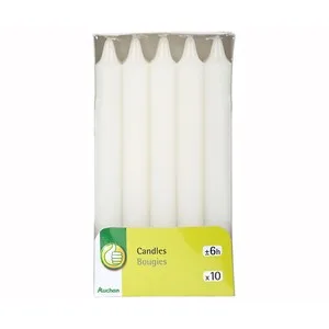Set de Velas para Candelabro, Producto Economico Alcampo. 10 UD