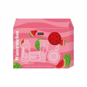 Set Sence Sandía The Good Recipe: Gel de Ducha 150 Ml, Exfoliante 100g, Loción 100 Ml y Esponja.