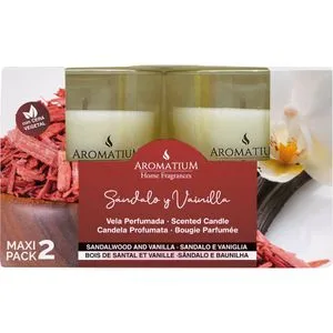 Set Vasos Vela Maxi Sandalo y Vainilla 2 X 1 u