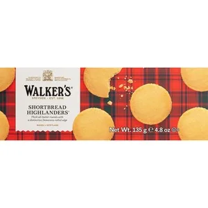 Shortbread Highlanders Galletas de Mantequilla Walkers