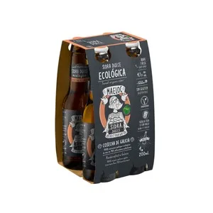 Maeloc Sidra Espumosa Dulce Ecológica 4 Uds X 20 Cl 800 UD
