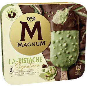 Signature la Pistache Helado Sabor Pistacho 3 Unidades Magnum