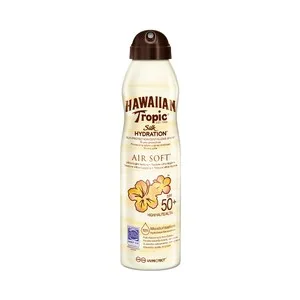 Hawaiian Tropic Silk Hydration Protector Solar en Spray Continuo, con Textura Bruma Ultra Ligera No Grasa y FPS 50 (muy Alta) 220 Ml. 200 ML
