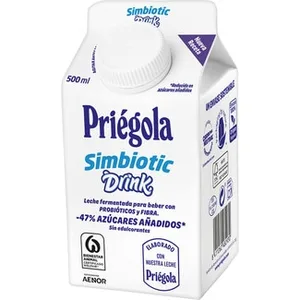 Simbiotic Drink Bebida a Base de Leche Fermentada Simbiotica con Probióticos y Prebióticos Priegola