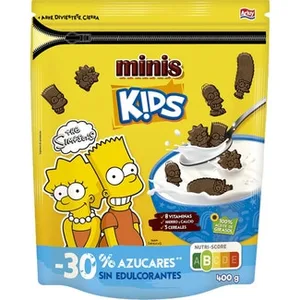 Simpson Minis Kids Galletas Crujientes Chocolateadas - 30% de Azúcares Arluy